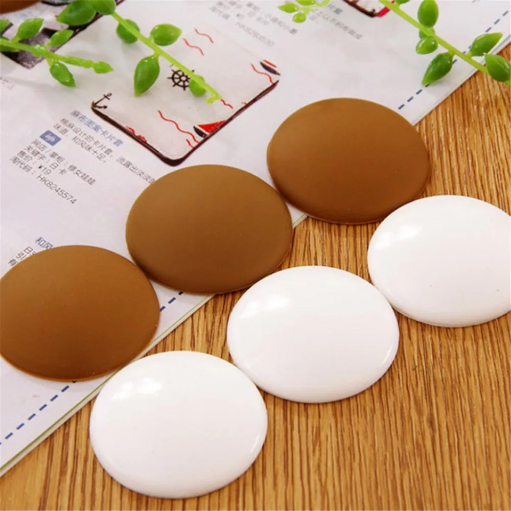 

Rubber Round Wall Protector Self Adhesive Door Handle Bumper Guard Stopper Anti-slip Sticker Self Crash Pad Door Stops