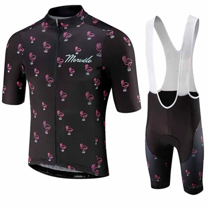 

Breathable Mens Team bike Cycling Short Sleeve Jersey Bib Shorts Set bicycle uniform riding sportswear Ropa Ciclismo S121439
