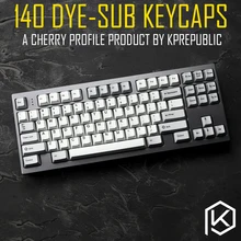kprepublic 139 Cherry profile Dye Sub Keycap Set thick PBT plastic  keyboard gh60 xd60 xd84 cospad tada68 rs96 zz96 87 104 fc660
