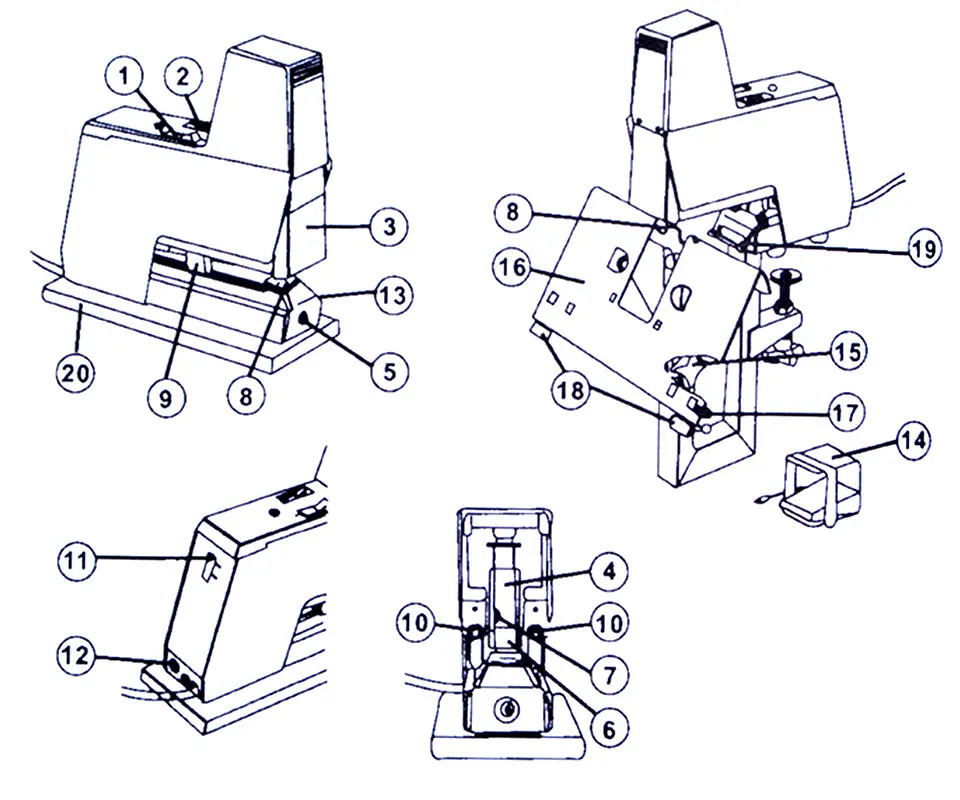 

110V/220V Electric106 Auto Rapid Stapler Flat & Saddle Binder Machine Heavy Duty Electric Flat and Saddle Stapler