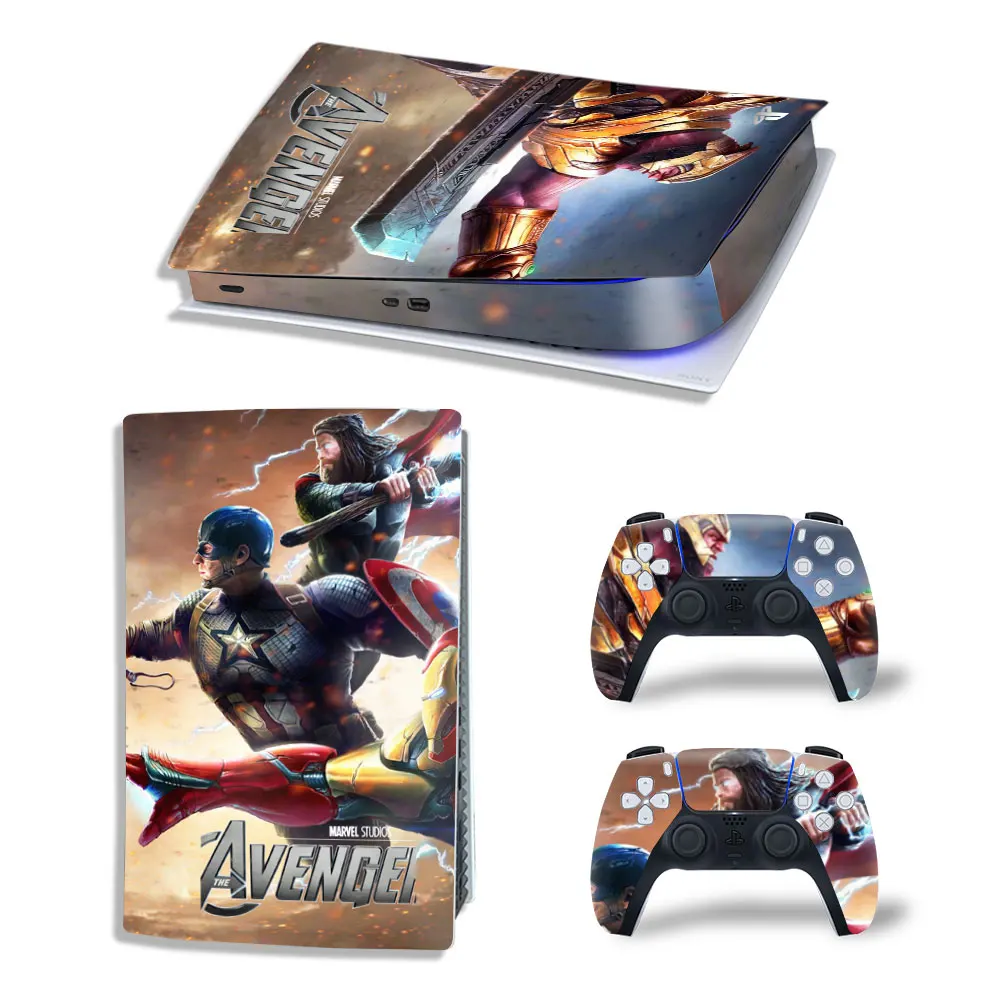 Наклейка на кожу для консоли PlayStation 5 и 2 контроллера|Запасные части| |