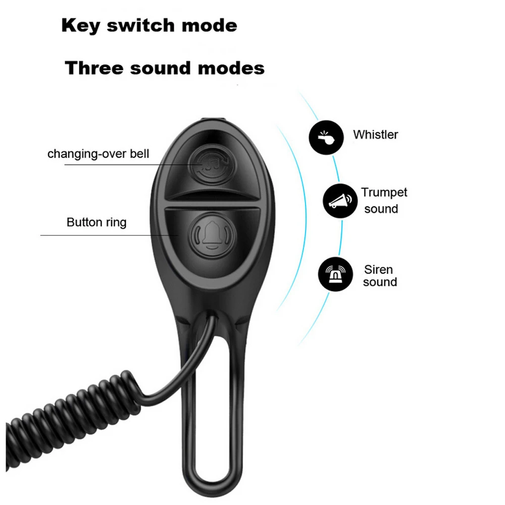 Для Xiaomi M365 электрический скутер MTB дорожный велосипед кольцо 120 дБ электронный колокольчик usb зарядка Водонепроницаемый 3 режима велосипедный сигнал тревоги