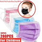 Одноразовые Детские маски для лица, 3-слойная защитная детская маска для рта, детская одноразовая маска, необычные детские маски