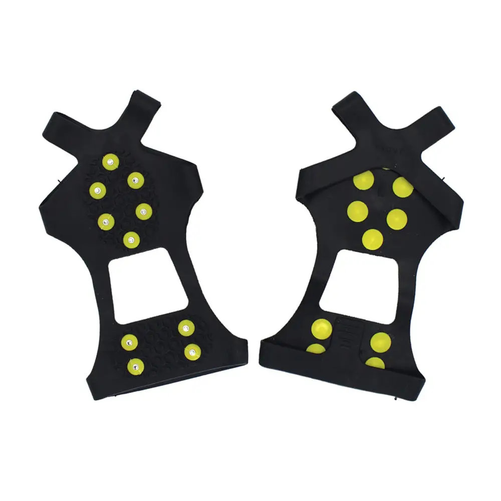 

Cleats Over Shoes Studded Snow Ice Grips Anti Slip Snow Shoes Crampons 1 Pair