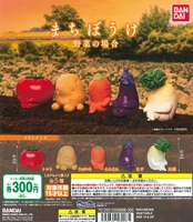 bandai genuine gashapon toys potato carrot eggplant simulation vegetable model creative action figure ornament toys