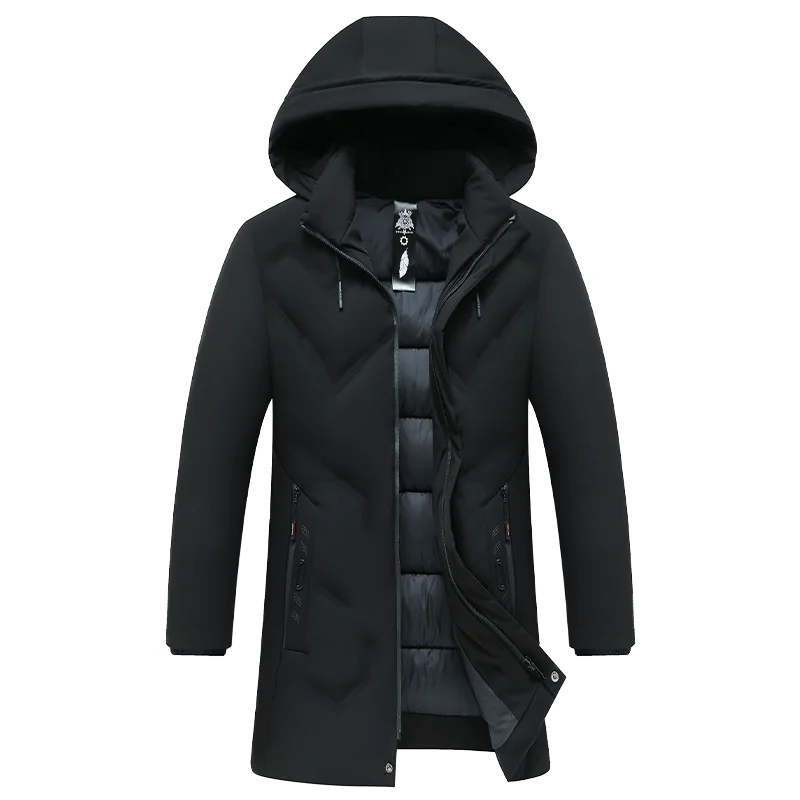 Мужская зимняя утепленная хлопковая парка Loldeal со съемным капюшоном | одежда