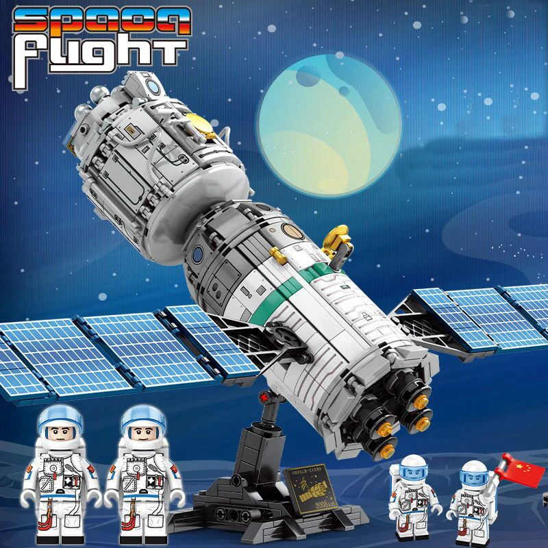 Конструктор Сборная модель космический корабль космическое ремесло астронавт
