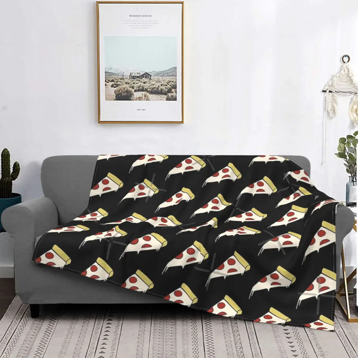 

Pizza 1 Blanket Bedspread Bed Plaid Sofa Bed Covers Beach Blanket Weighted Blanket