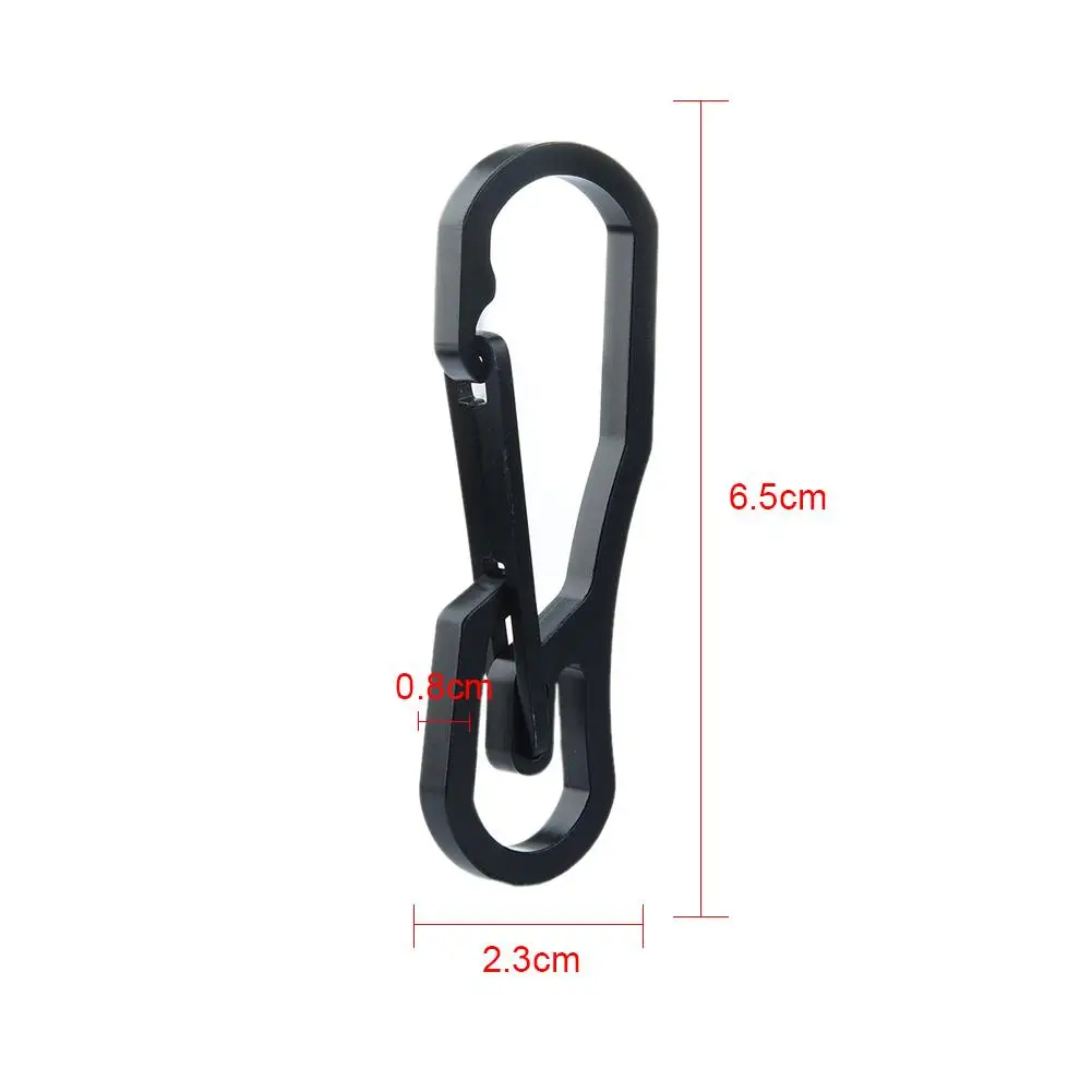 

Useful Stainless Steel Buckle Carabiner Keychain Key Ring Clip Hook Outdoor Q1114*20