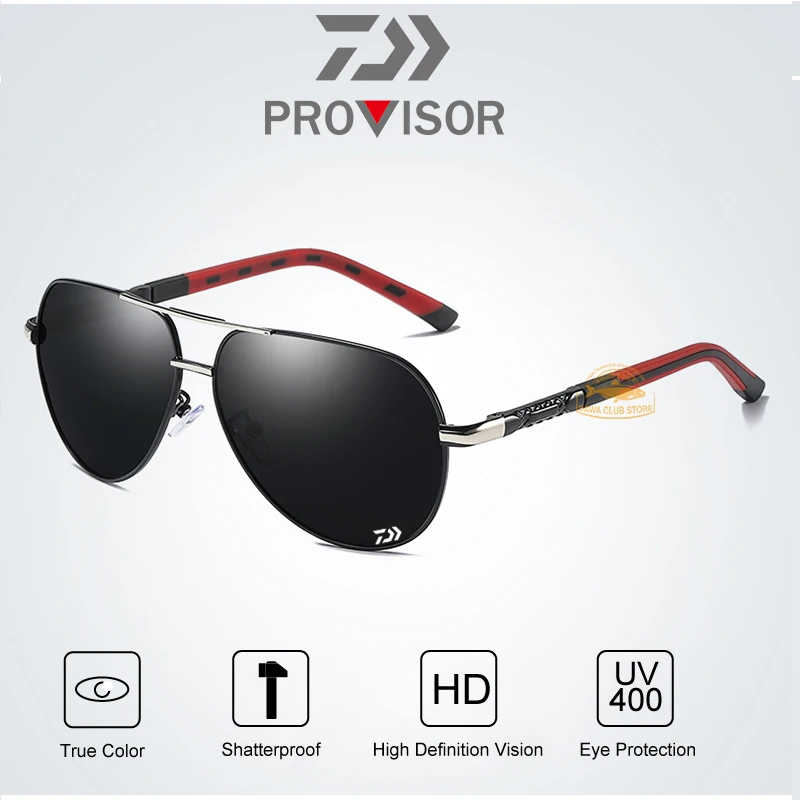 

2020 DAIWA Outdoor Sports Beach Travel Fashion Polarized Sunglasses Men's Anti-ultraviolet Colorful Film Fishing Glasses