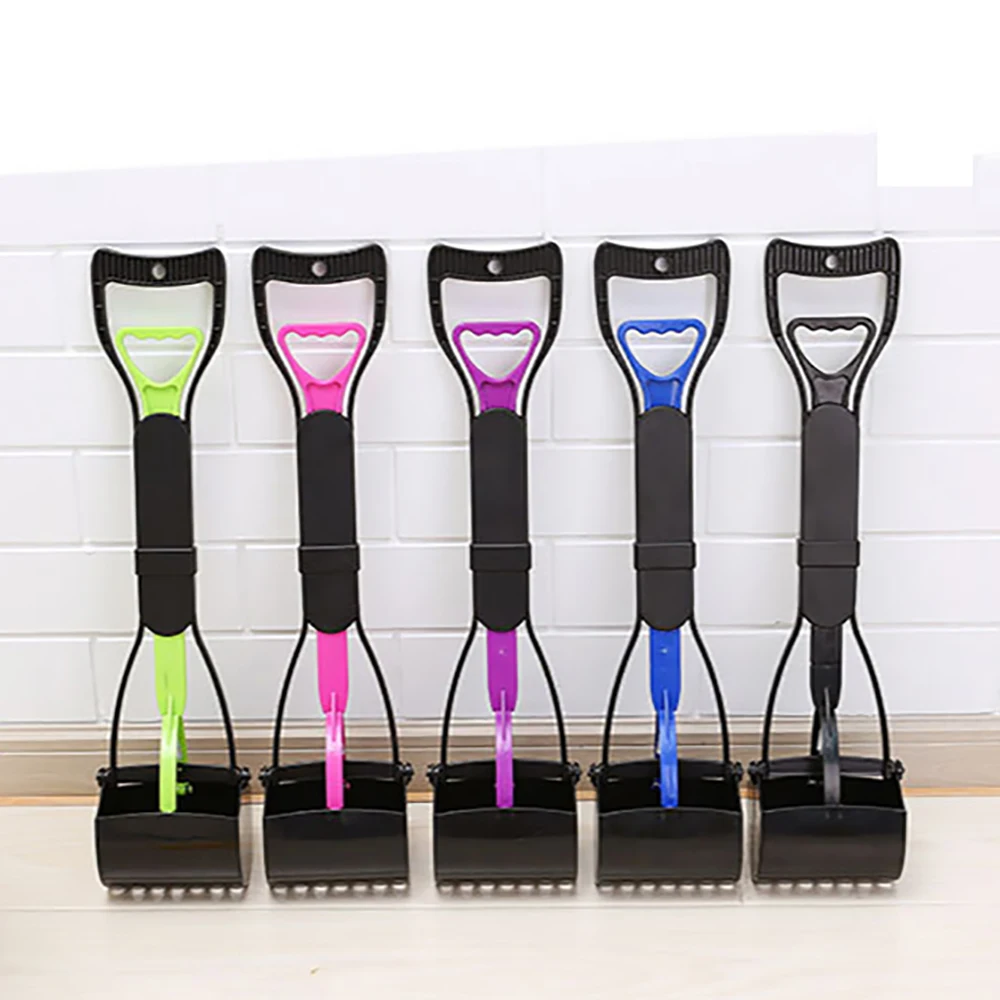 

Pet Pooper Scooper Dog Poop Foldable Scooper Jaw Pet Poop Scoop Shovel Pick up Long Handle Waste Picker Dog Outdoor Clean Tools
