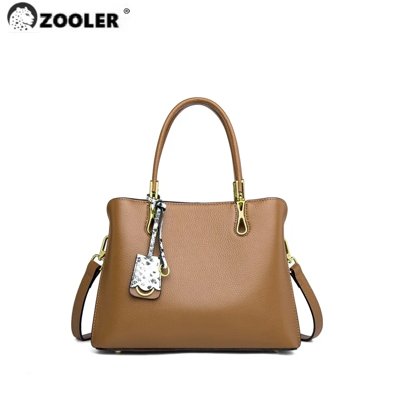 Купи Limited Bag!-ZOOLER Genuine Leather Handbag Luxury women trendy shoulder bag Large Totes Fashionable Business Purses #SC1028 за 4,883 рублей в магазине AliExpress