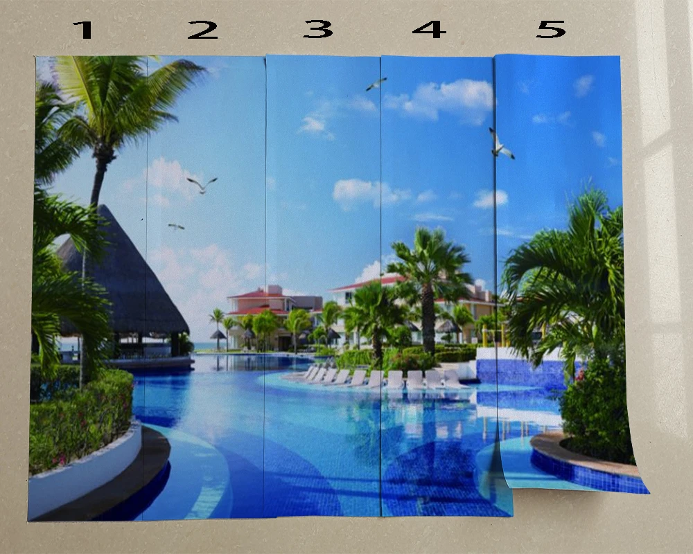 3d обои современный пейзаж красивый Большой водопад домашний Декор живопись