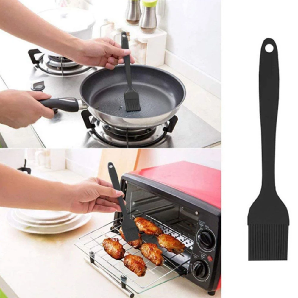 

6Pcs Silicone Spatula Set & Oil Brush Heat Resistant Cooking Pastry Scraper Cream Cake Decorating Tool Baking Kitchen Utensils