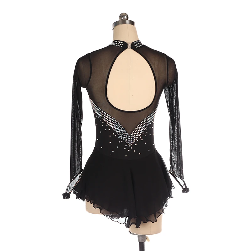 Красное платье для фигурного катания профессиональные танцевальные костюмы