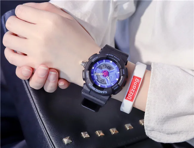 Женские цифровые часы светодиодный Электронные наручные часы Relogio Feminino цифровые водонепроницаемые спортивные часы Relojes De Mujer