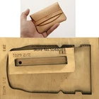 Японские Стальные лезвия, сделай сам, деревянные штампы, трафарет для кожевенного ремесла, держатель карт, набор пресс-форм для высечки ножей, ручной инструмент для шитья, 2 шт.