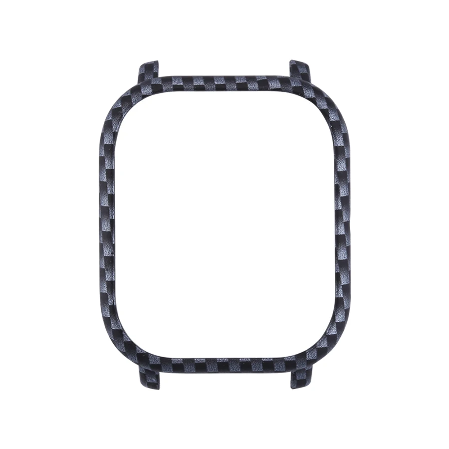 Carbon Fiber Для Amazfit GTS Чехол Жесткий ПК Защитный чехол Рамка протектор бампер для Xiaomi Huami Amazfit GTS Смарт часы группа аксессуары - Цвет: Carbon Fiber
