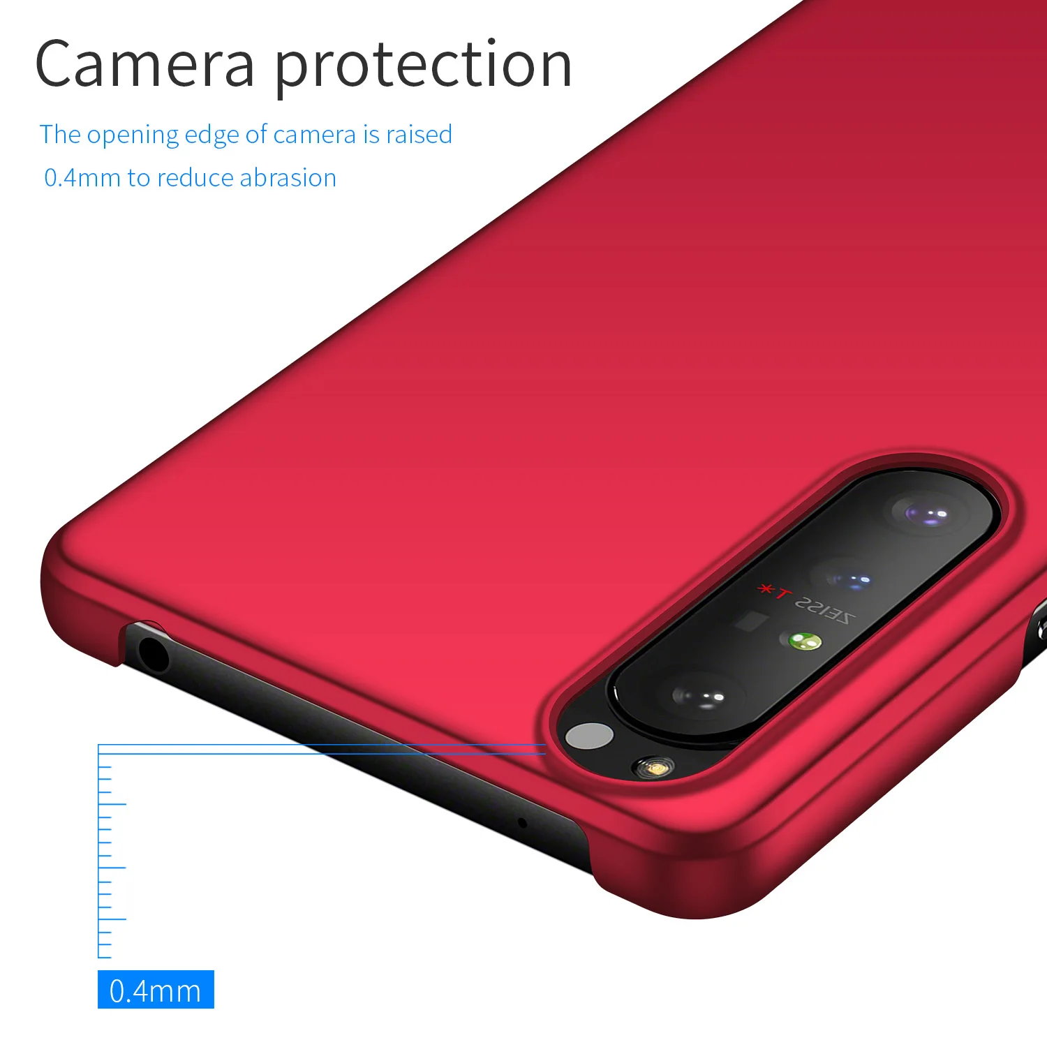 Чехол для Sony Xperia 10 II Роскошный Жесткий матовый чехол из поликарбоната телефона 1 5