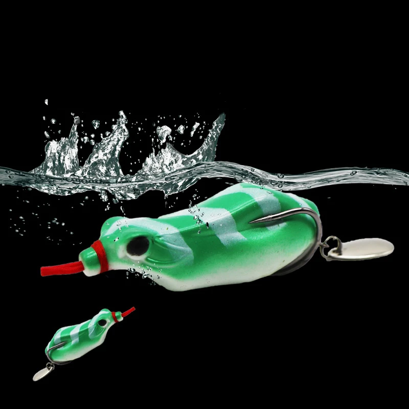 

New 5.5cm/11g 6cm/13g Simulated Frog Bait Artificial Simulated Frog Bait Carnivorous Fish Catfish Black Fish Bait