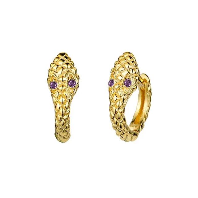 

CANNER Earrings For Women Pendientes 925 Sterling Silver Ins Violet Earrings Dangle Girl Earring Cartilage Mom Gift 2021 Trend