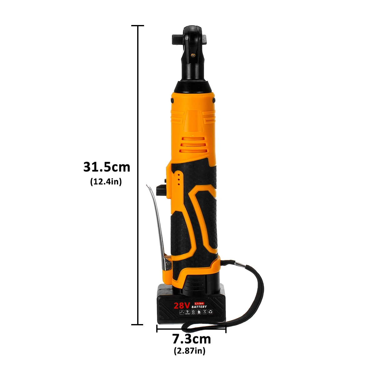 Светильник оранжевый 28V 8000 мА/ч, 60N. М 3/8 светодиодный светильник ing беспроводные электрический ключ с Трещоткой набор с литий-ионным Батарея