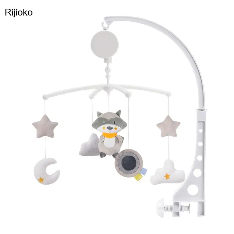 

Cartoon Baby Crib Mobiles Rattles Music Educational Toys Bed Bell Carousel for Cots Infant Baby Toys 0-12 Months for Newborns