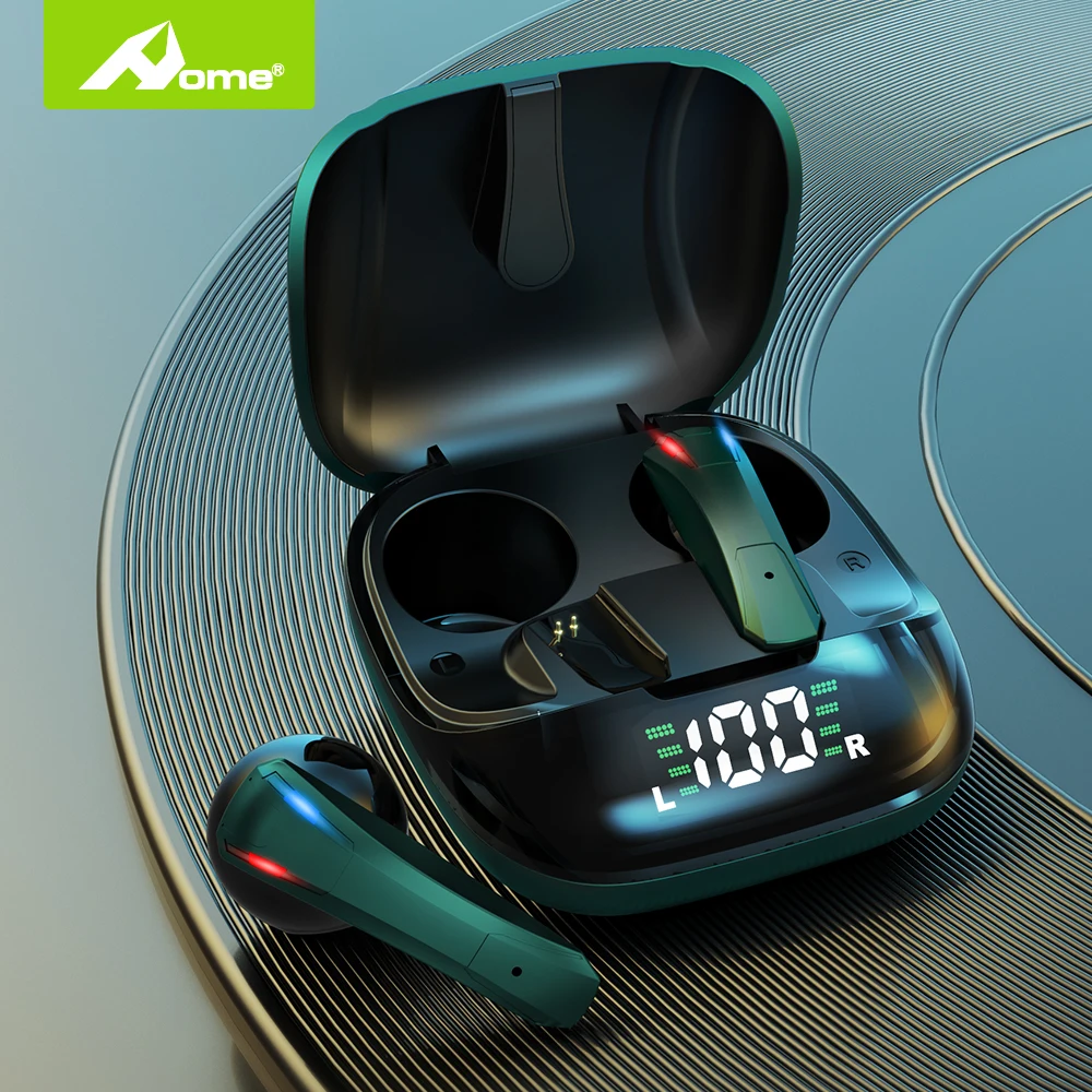 

True Wireless Bluetooth Headphones With Mic Low Latency Game Earbuds Earpieces LED In Ear Tws Touch Earphones For Android iPhone