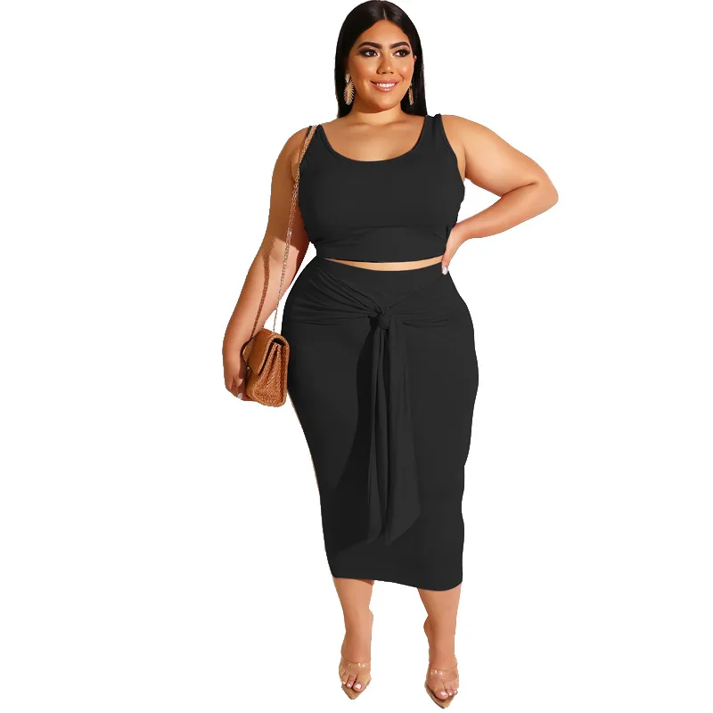 

Adogirl XL-5XL Plus Size Women Dress Set