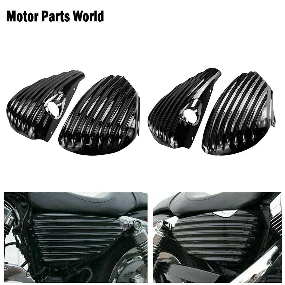 Боковая Крышка батарейного отсека мотоцикла черный обтекатель для Harley Sportster