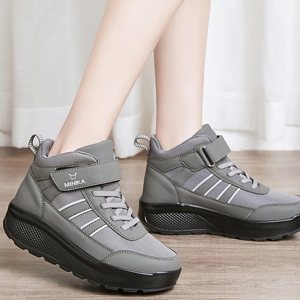 2019 г. обувь зимние теплые женские ботинки на платформе повседневные кроссовки