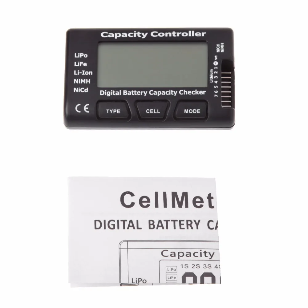 RC CellMeter-7 цифровой проверки емкости батареи F LiPo LiFe Li-Ion Nicd NiMH горячая распродажа