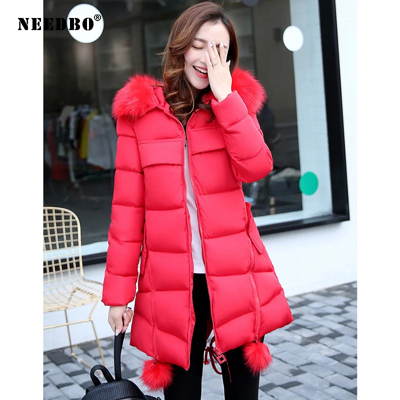 Winter Jacket Women Fur Coat Plus Size 5XL Parka Padded 5-pointed Star  Ladies Puffer Coat Casaco Femie Jacket Winter Women Coat