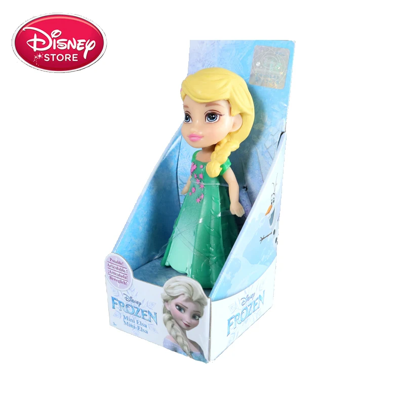 elsa Disney платье принцессы «Холодное сердце» 2 фигурка Анна Эльза, Белль София «Ариэль» карнавальные костюмы Белоснежки, Золушки Рапунцель Фигурки игрушки Рождественский подарок - Цвет: elsa