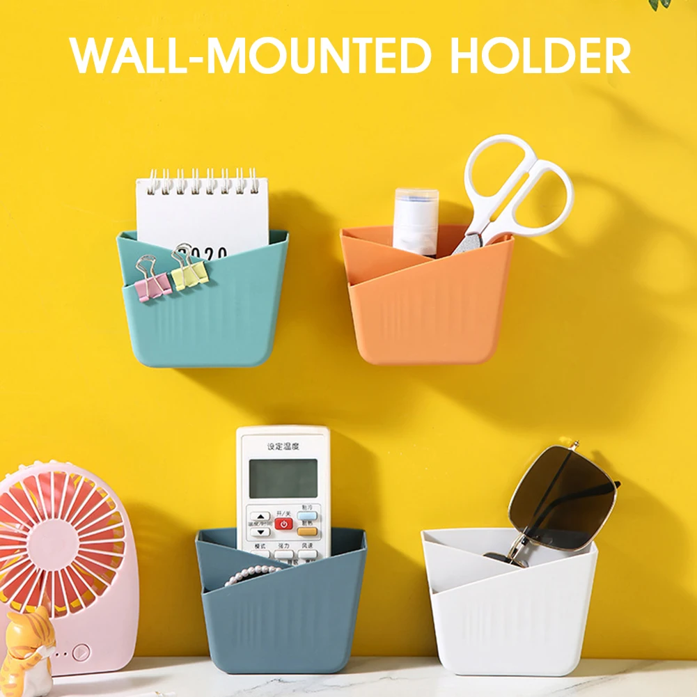 

Wall-Mounted Storage Box Remote Control Storage Box air Conditioning Remote Control TV Storage Box Phone Holder
