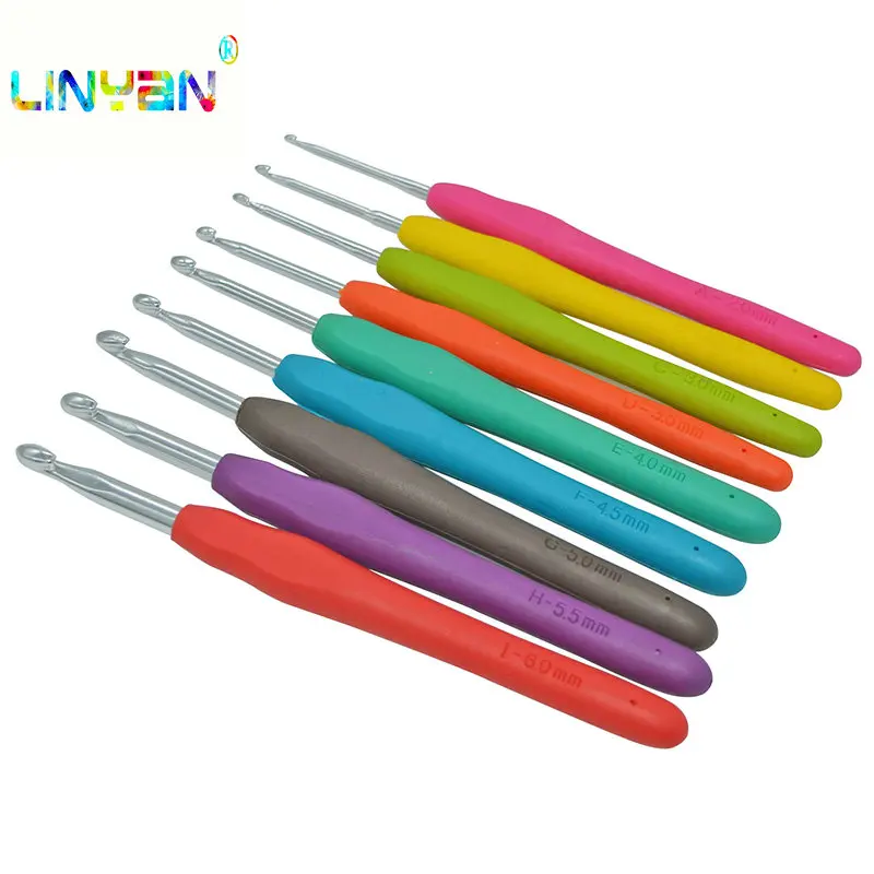 9 шт. набор металлических вязальных спиц для вязания|needle end|needle hookneedle tenderizer |
