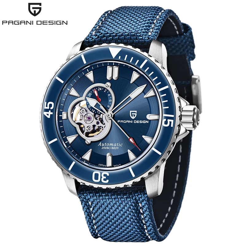 

PAGANI DESIGN Top Mens WristWatches Brand Luxury Automatic Watch Men NH39 Mechanical 200M Waterproof Watch Relogio Masculino