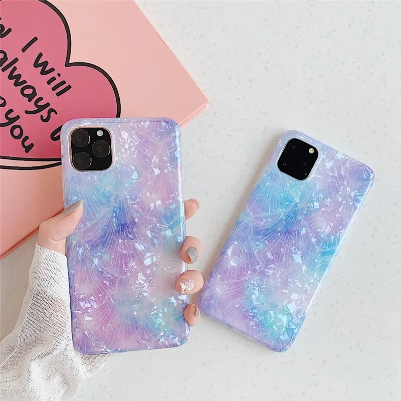 Мягкий чехол из ТПУ для iphone 11 мраморный задняя крышка Pro Max силиконовый телефона