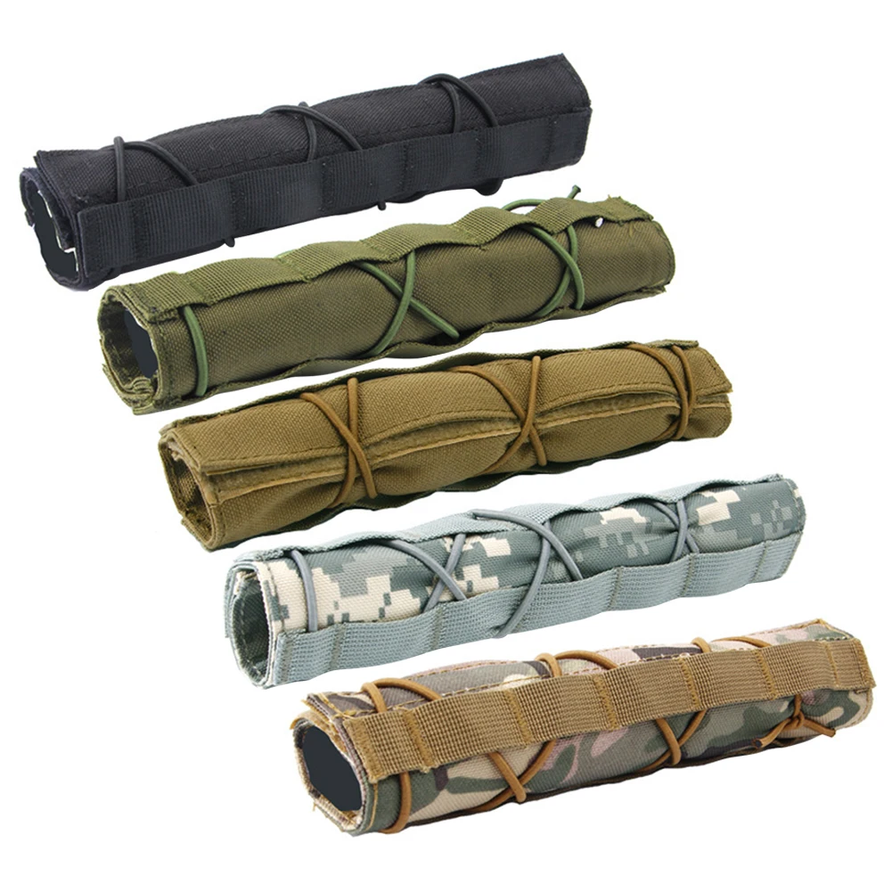 22 см страйкбол Suppressor крышка съемка глушитель Baffler камуфляж тепловой щит Снайпер