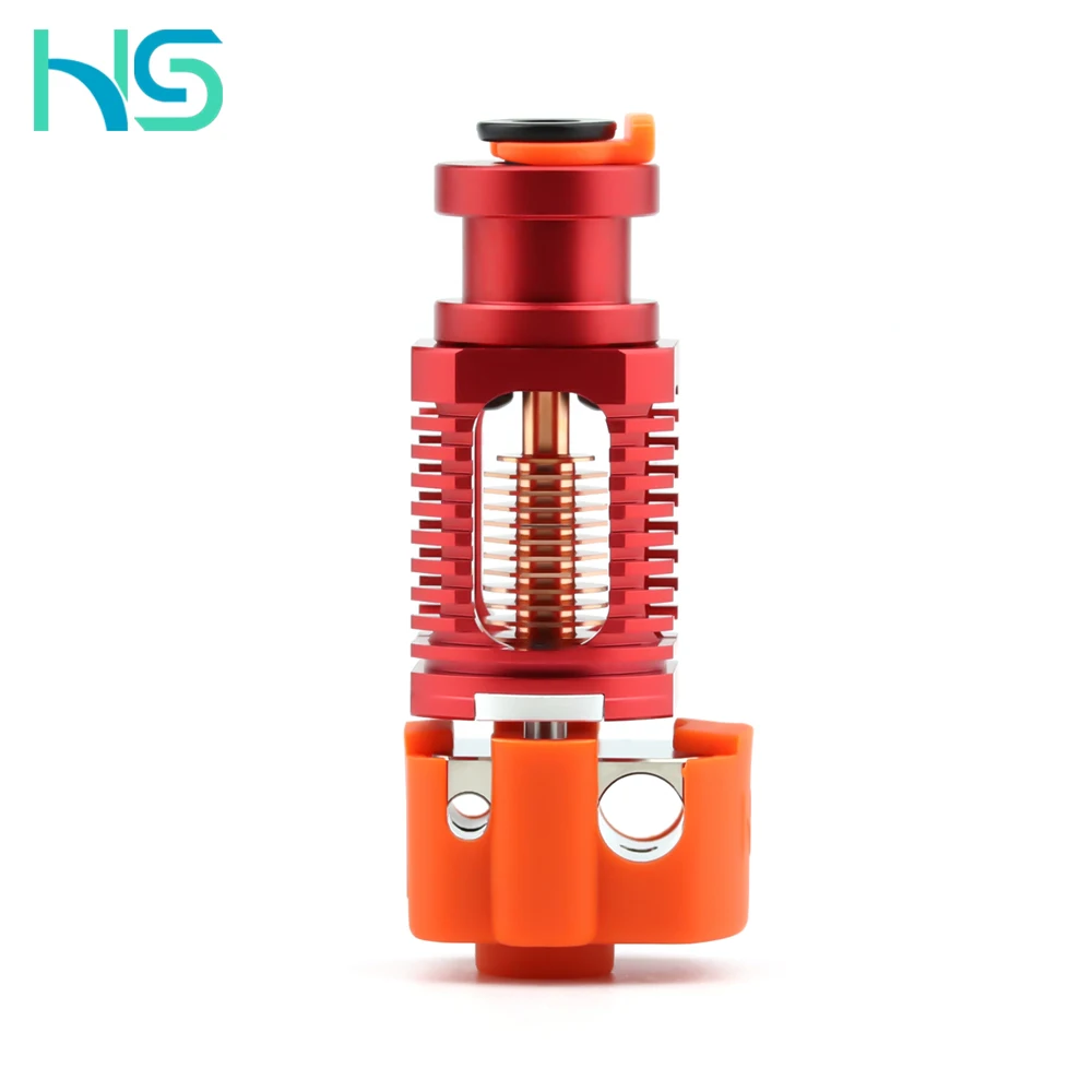 Haldis 3D Красная ящерица k1 V6 Hotend собранный медный Горячий Конец для Voron 2 4 Prusa I3 MK3 Titan