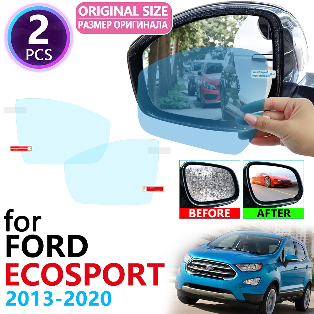 Для Ford EcoSport MK2 2013 ~ 2020 полноразмерное зеркало заднего вида непромокаемая