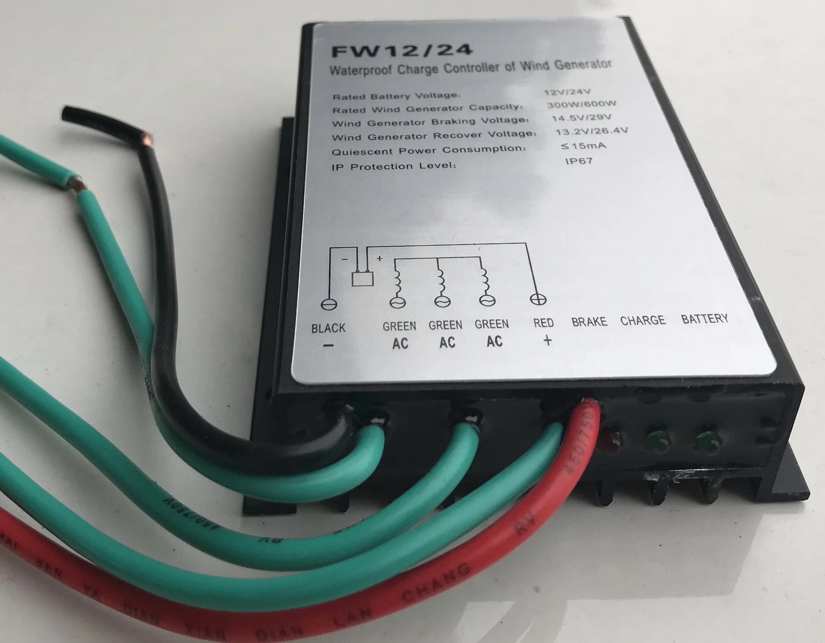 Ветрогенератор 400 Вт турбина ветрогенератор макс. 600 12 В/24 В для выхода