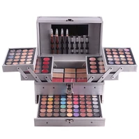 all in one professional makeup set multi function cosmetic box eyeshadow makeup brushes lip gloss highlight comestic kits case