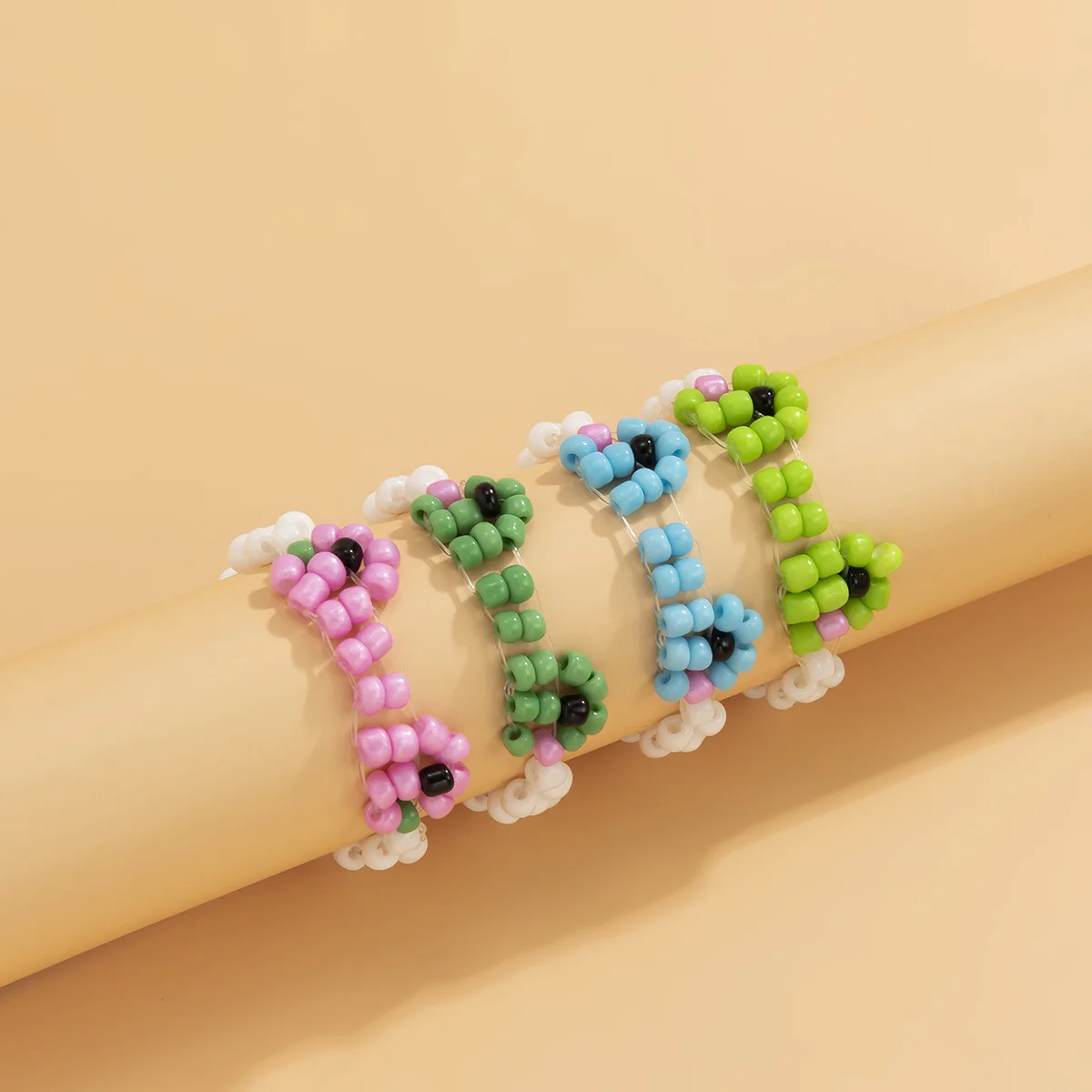 

Bohemia Frog Ring Acrylic Beads Clay Resin Rings for Girls Animal Jewelry for Women Summer Fashion Travel Jewelry Gifts