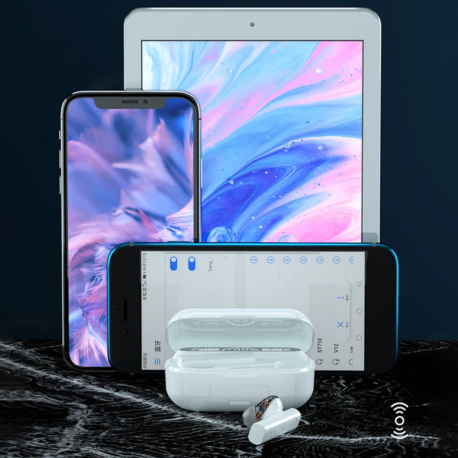 

Bluetooth-compatible Earphone Stereo Wireless Headphones Sports Waterproof TWS Bluetooth Earphones Touch Control Headsets Earbud