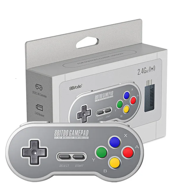 SF30 Official 8BitDo SF30 Pro Wireless Bluetooth Gamepad Controller with Joystick for Windows Android macOS Nintendo Switch Steam - Цвет: SF30