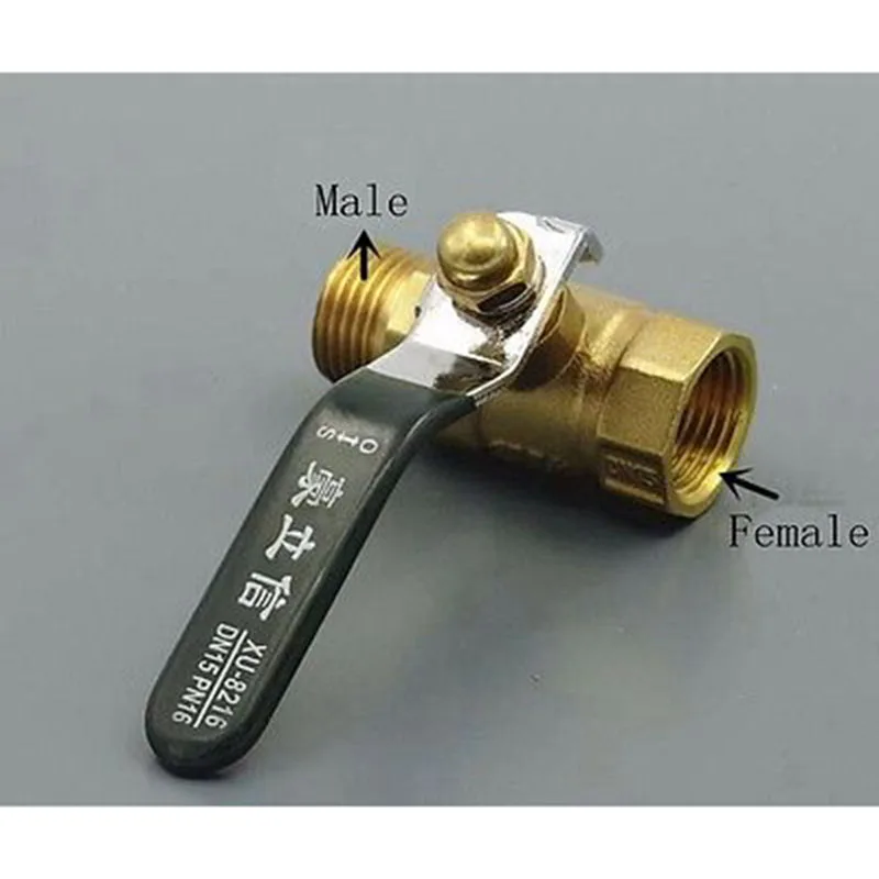 Латунный шаровой клапан 3/4 &quotBSP Женская резьба поворачивается на 3/4&quot BSP Мужская