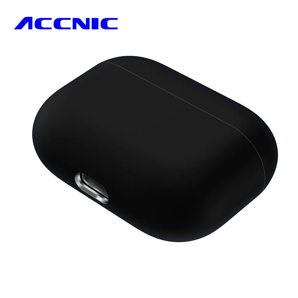 ACCNIC чехол для AirPods Pro/3 gen 2019 противоударный силиконовый защитный Apple Airpods 3 черный