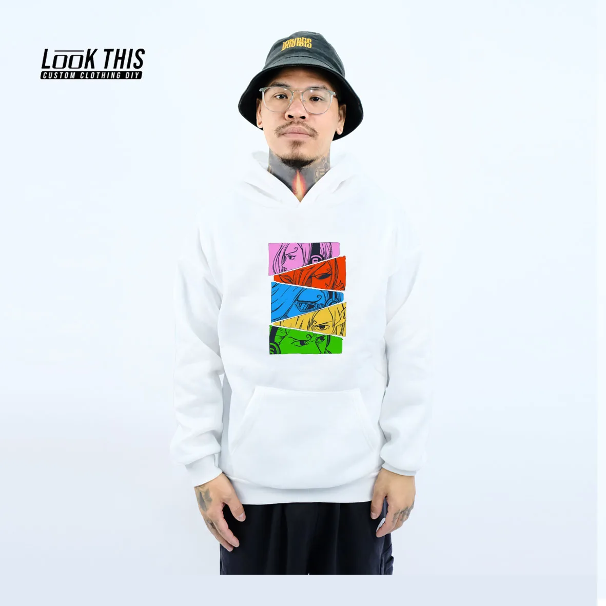 

Anime ONE PIECE Hooded Hoodies Men High Street Cool Hoodie Mange Print Pullover Boys Street Oversized Sweatshirt Long Sleeve Top