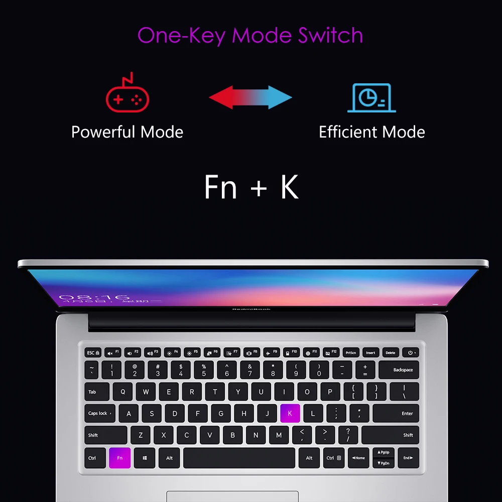 Xiaomi RedmiBook 14 дюймов ноутбук AMD Ryzen 7 3700U Windows 10 16 Гб RAM 512 ГБ SSD Radeon Vega10 FHD ультратонкий